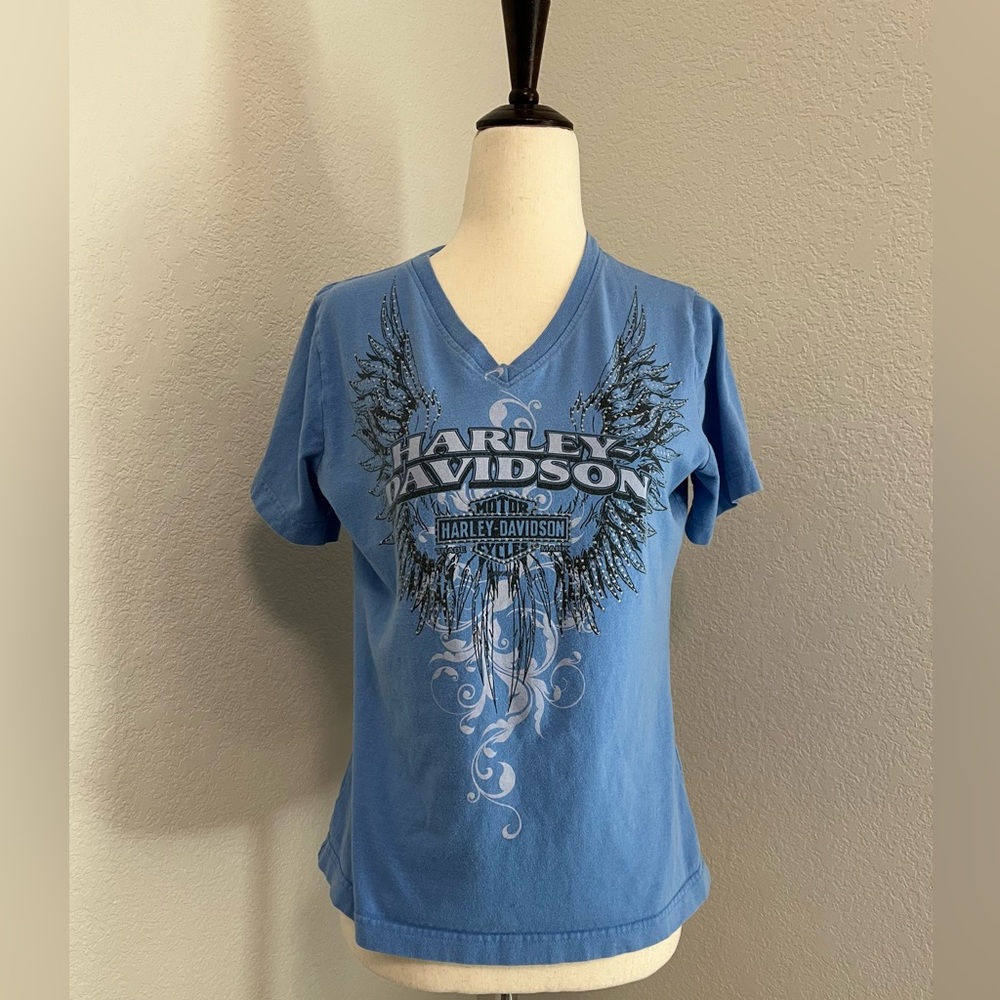 Harley-Davidson Blue Short Sleeve Tee